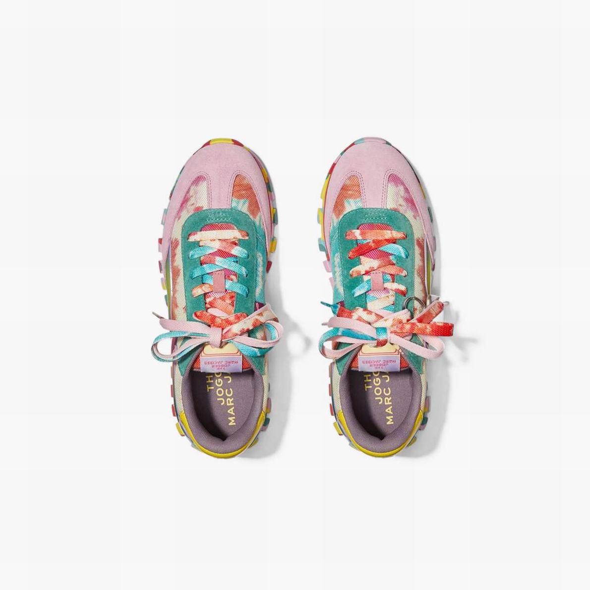 Women Marc Jacobs Tie Dye Jogger Trainers Multicolor | UK MJ4536-J15