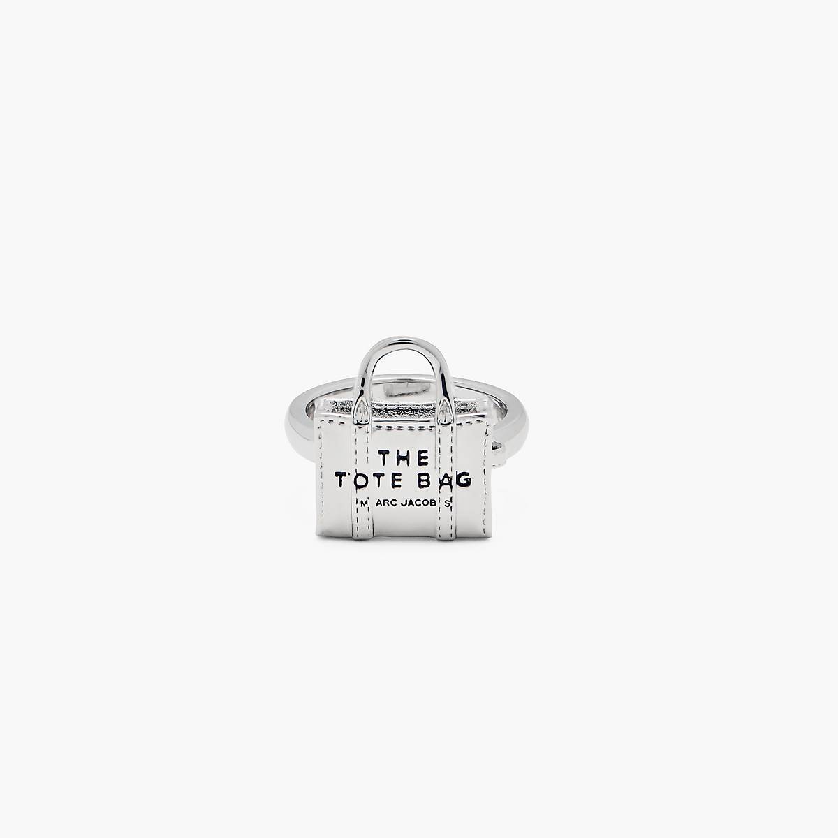 Women Marc Jacobs Tote Bag Rings Light Silver | UK MJ5081-E68