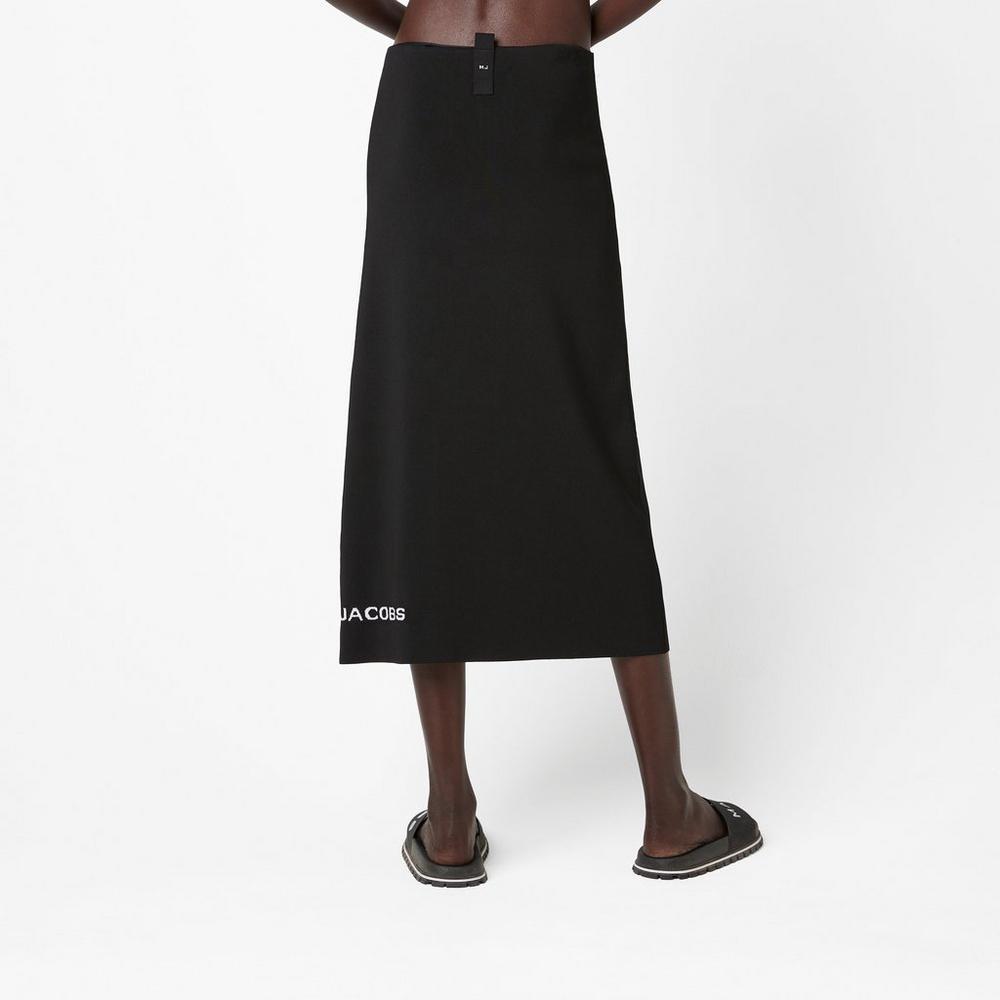 Women Marc Jacobs Tube Skirts Black | UK MJ0514-M12