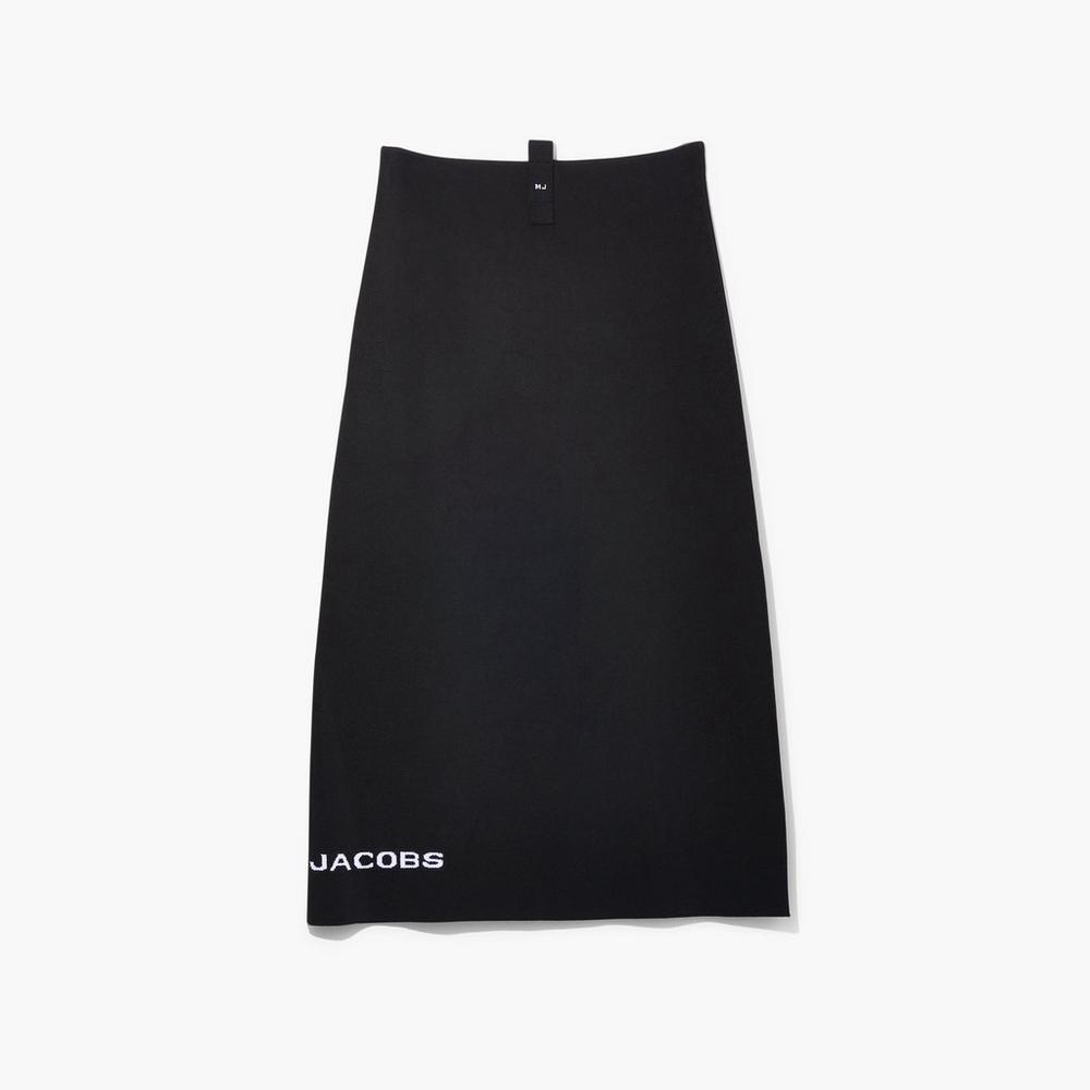 Women Marc Jacobs Tube Skirts Black | UK MJ0514-M12