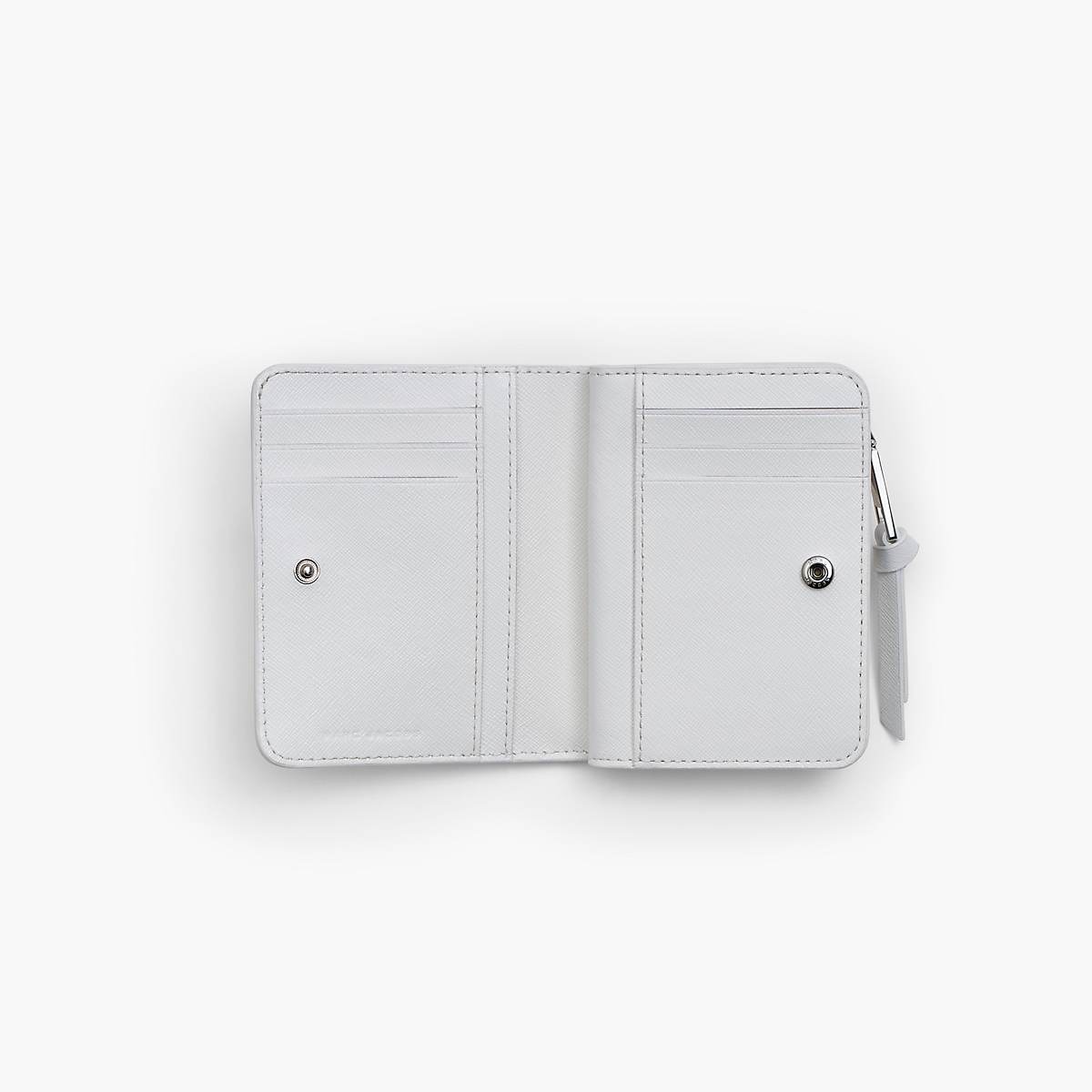 Women Marc Jacobs Utility Snapshot DTM Mini Compact Wallets White | UK MJ9342-M17