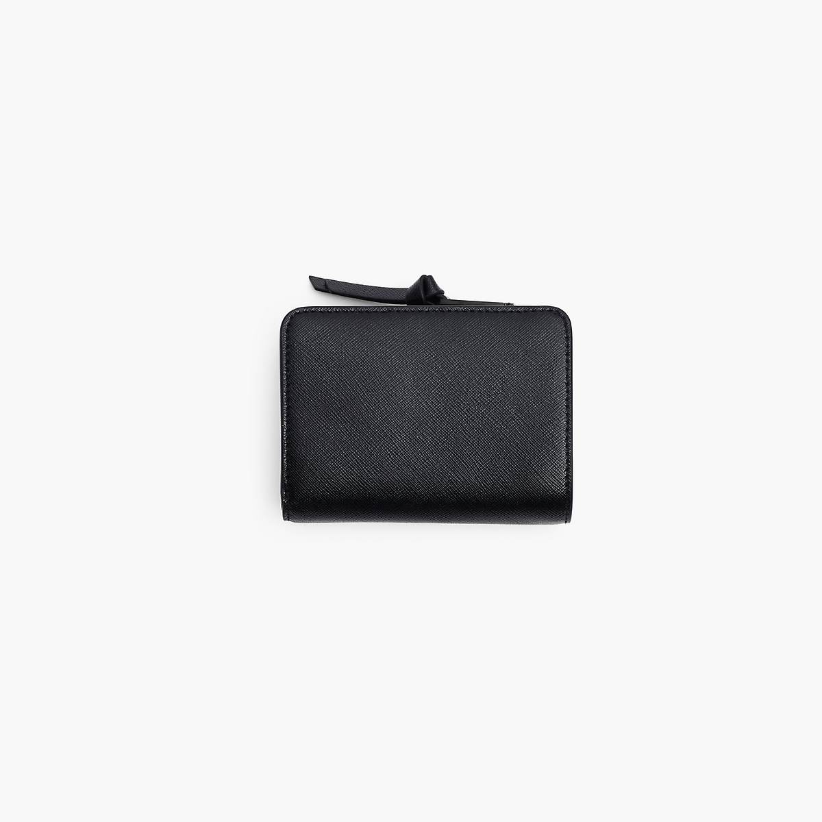 Women Marc Jacobs Utility Snapshot DTM Mini Compact Wallets Black | UK MJ0386-Q16