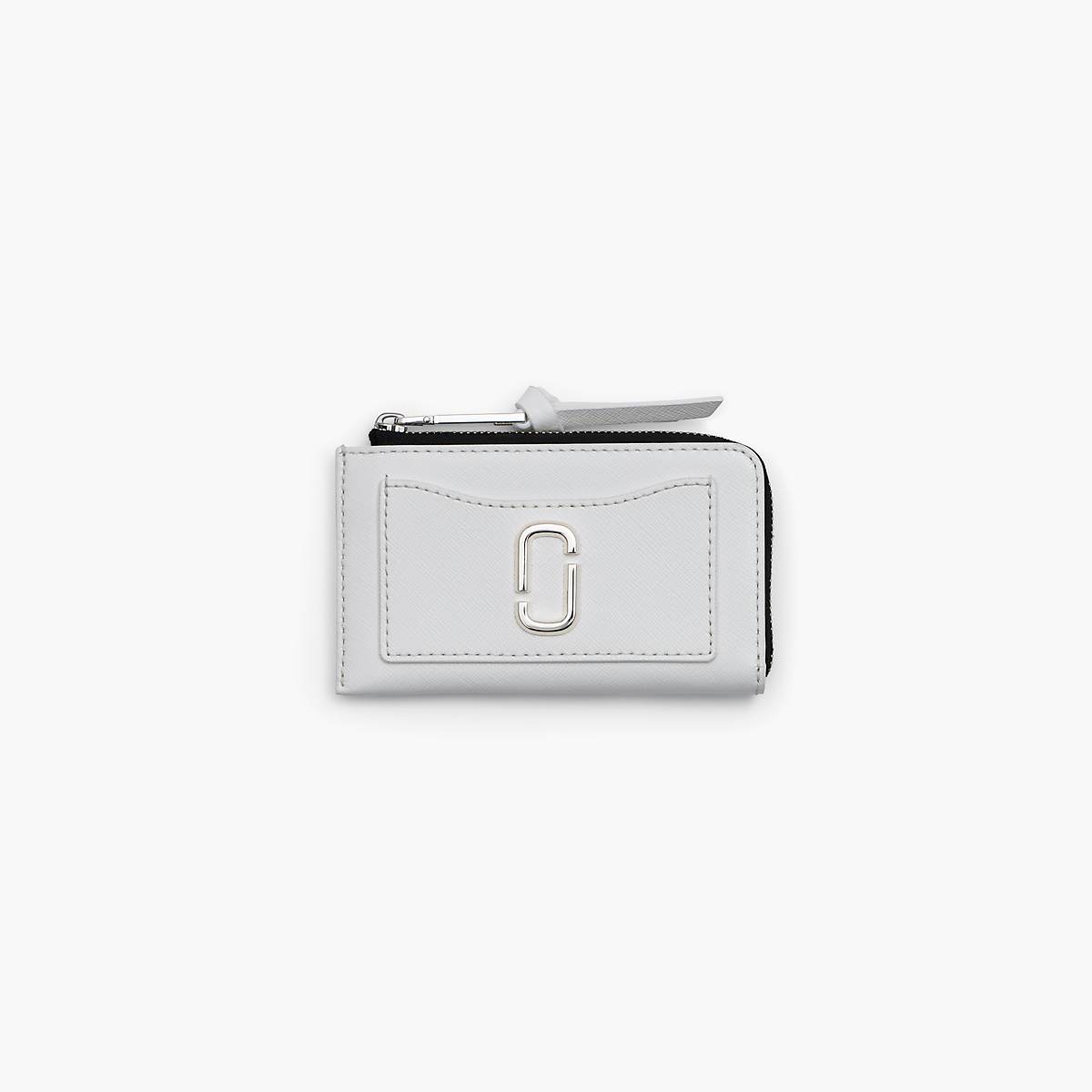 Women Marc Jacobs Utility Snapshot DTM Top Zip Multi Wallets White | UK MJ4319-X29