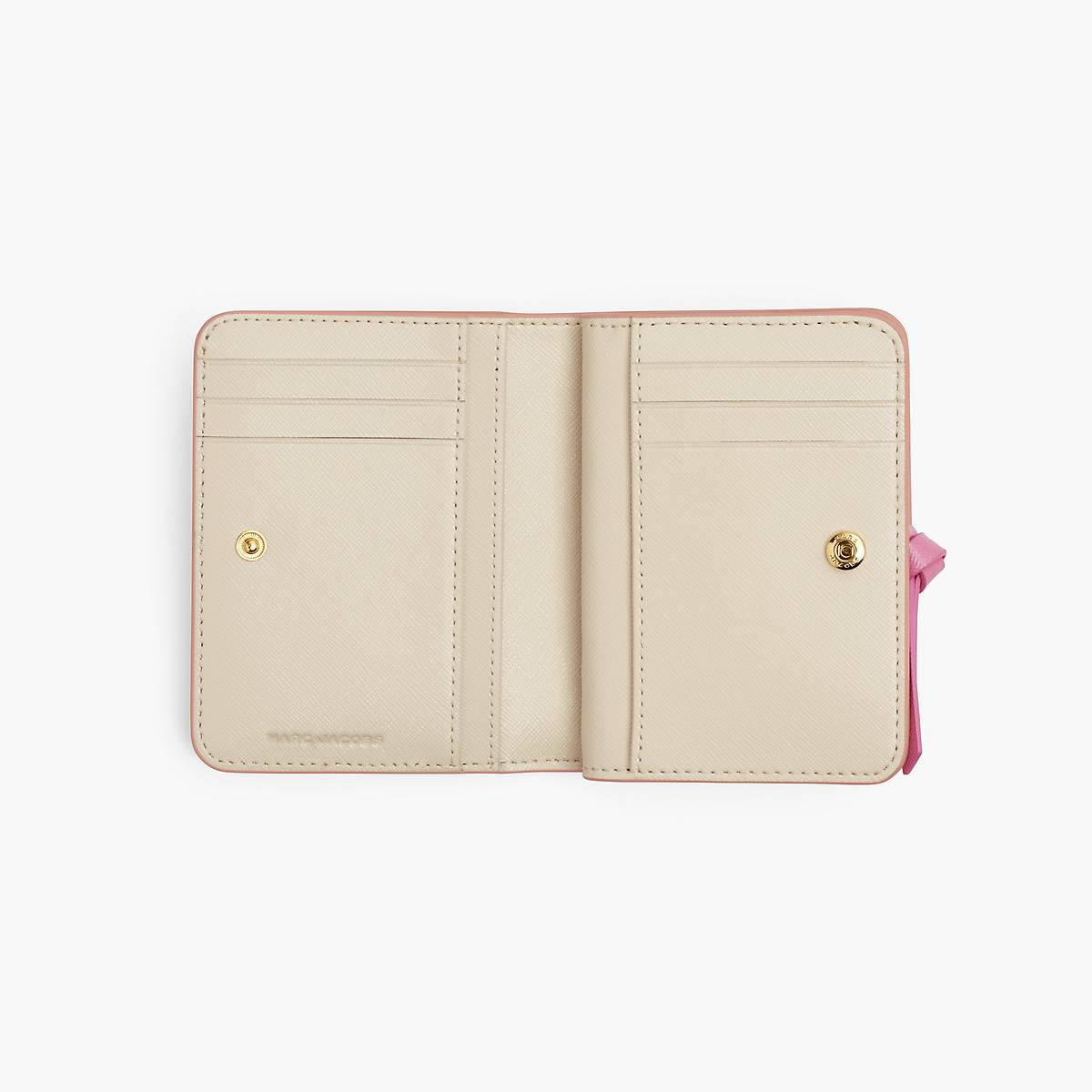 Women Marc Jacobs Utility Snapshot Mini Compact Wallets Rose Multicolor | UK MJ8592-F97