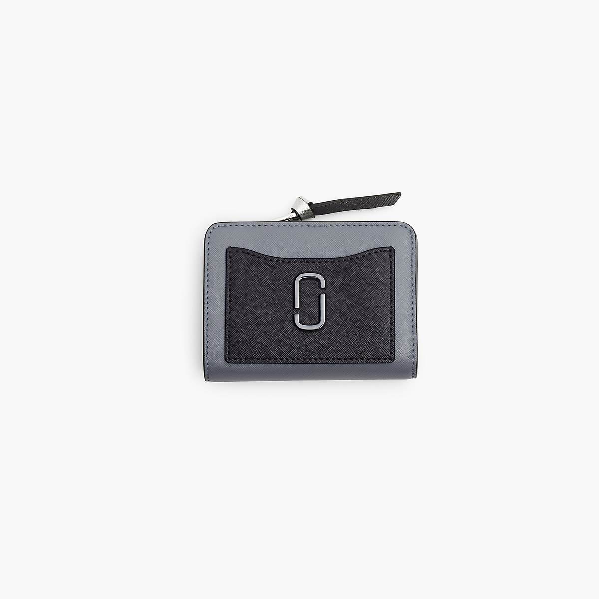 Women Marc Jacobs Utility Snapshot Mini Compact Wallets Grey Multicolor | UK MJ3928-J32