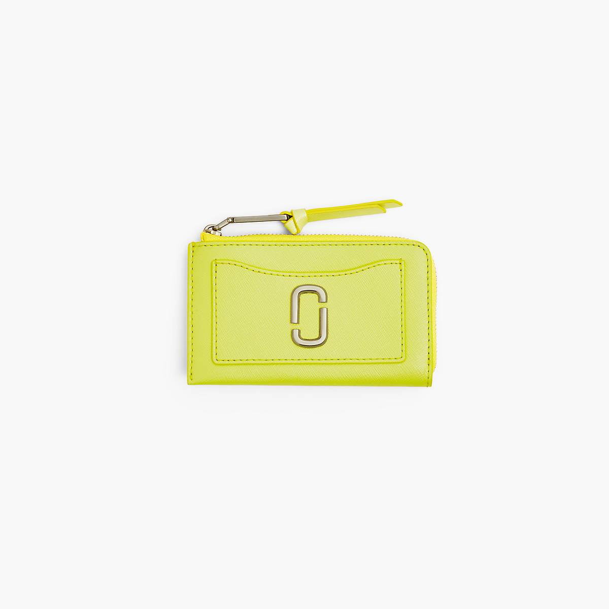 Women Marc Jacobs Utility Snapshot Top Zip Multi Wallets Yellow | UK MJ7863-E54