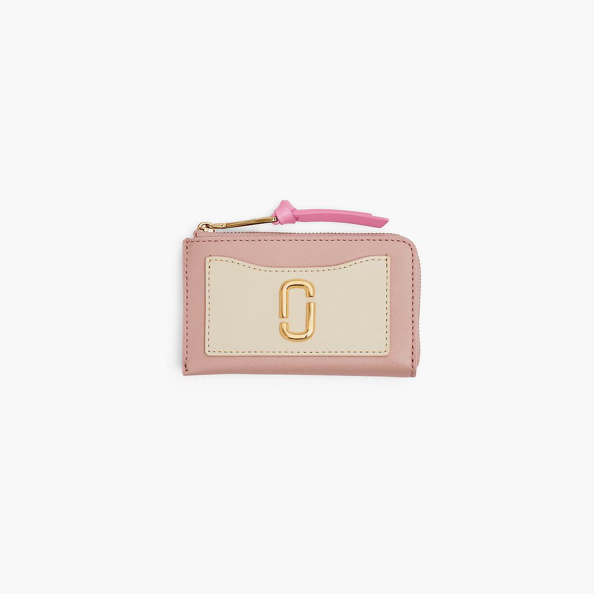 Women Marc Jacobs Utility Snapshot Top Zip Multi Wallets Rose Multicolor | UK MJ0875-R24