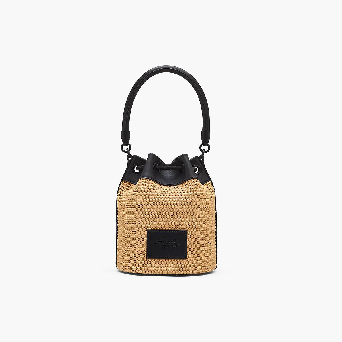 Women Marc Jacobs Woven Bucket Bags Beige | UK MJ8347-G76