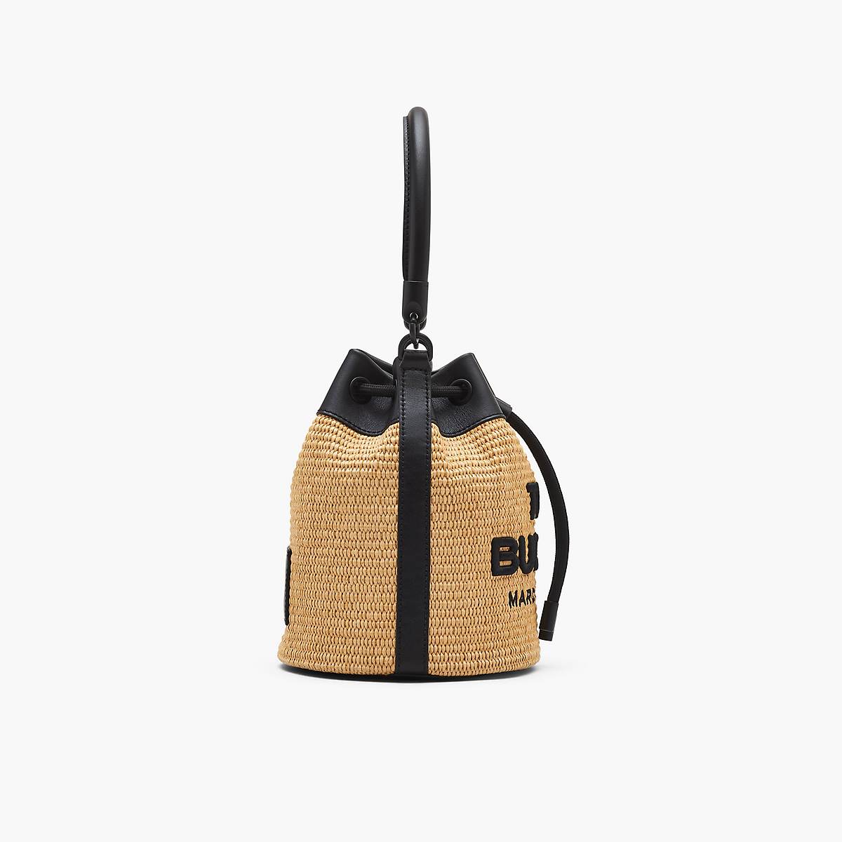 Women Marc Jacobs Woven Bucket Bags Beige | UK MJ8347-G76