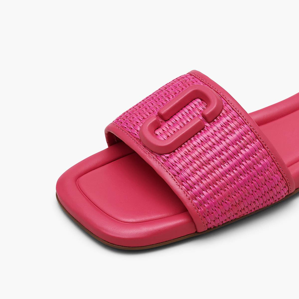 Women Marc Jacobs Woven J Marc Sandals Pink | UK MJ8257-E73