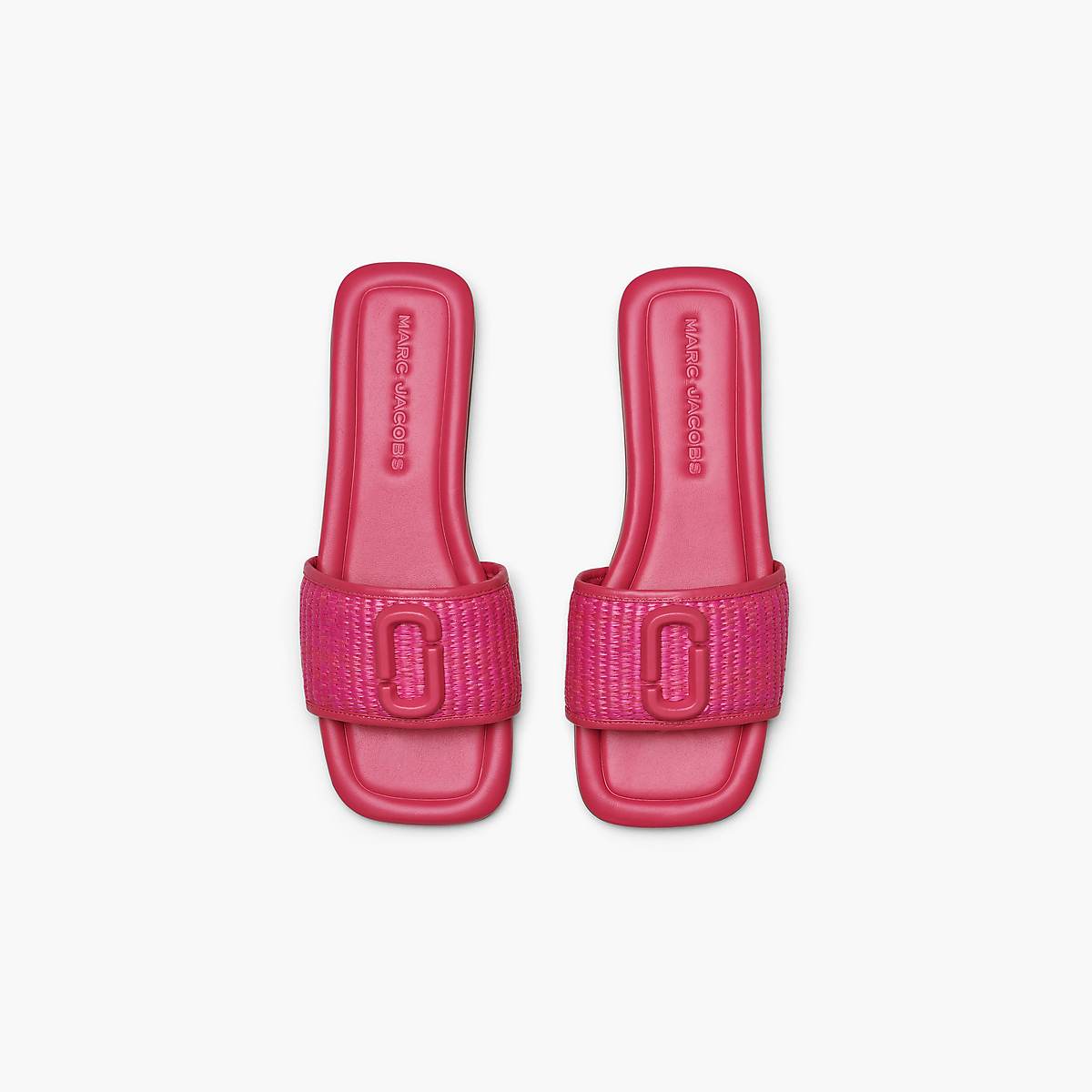 Women Marc Jacobs Woven J Marc Sandals Pink | UK MJ8257-E73