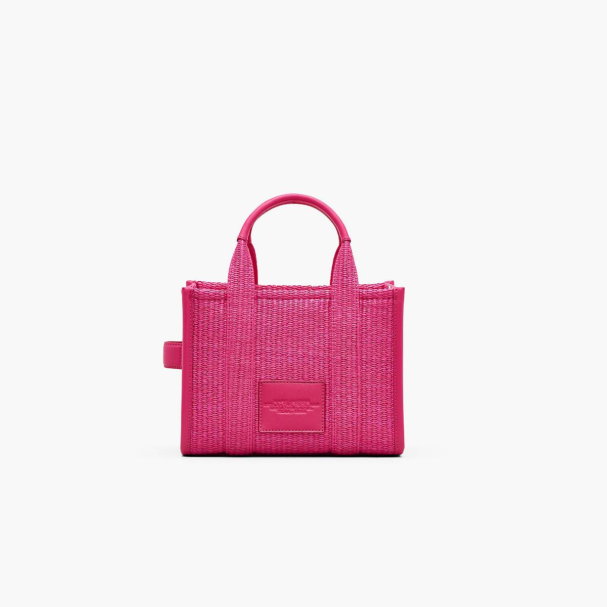 Women Marc Jacobs Woven Small Tote Bags Pink | UK MJ7613-E73